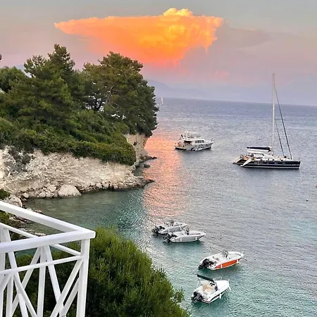 Aronis Spyros Panoramic Seaview Rooms Longos  Exterior photo
